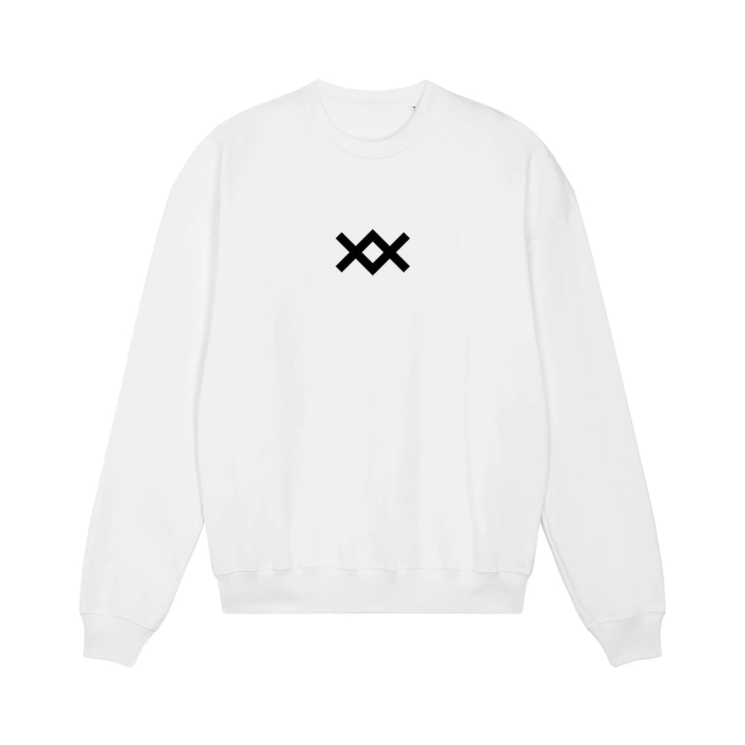 Ragnar Oversized Sweater-White Jomz